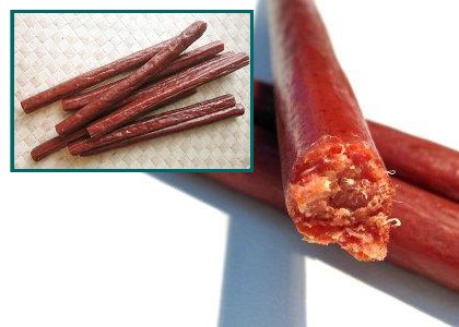 Beef stick bite toughness testing